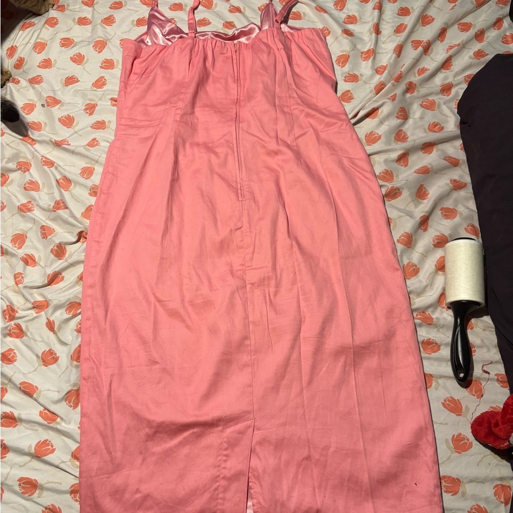 Pinup Couture Pink Midi Dress